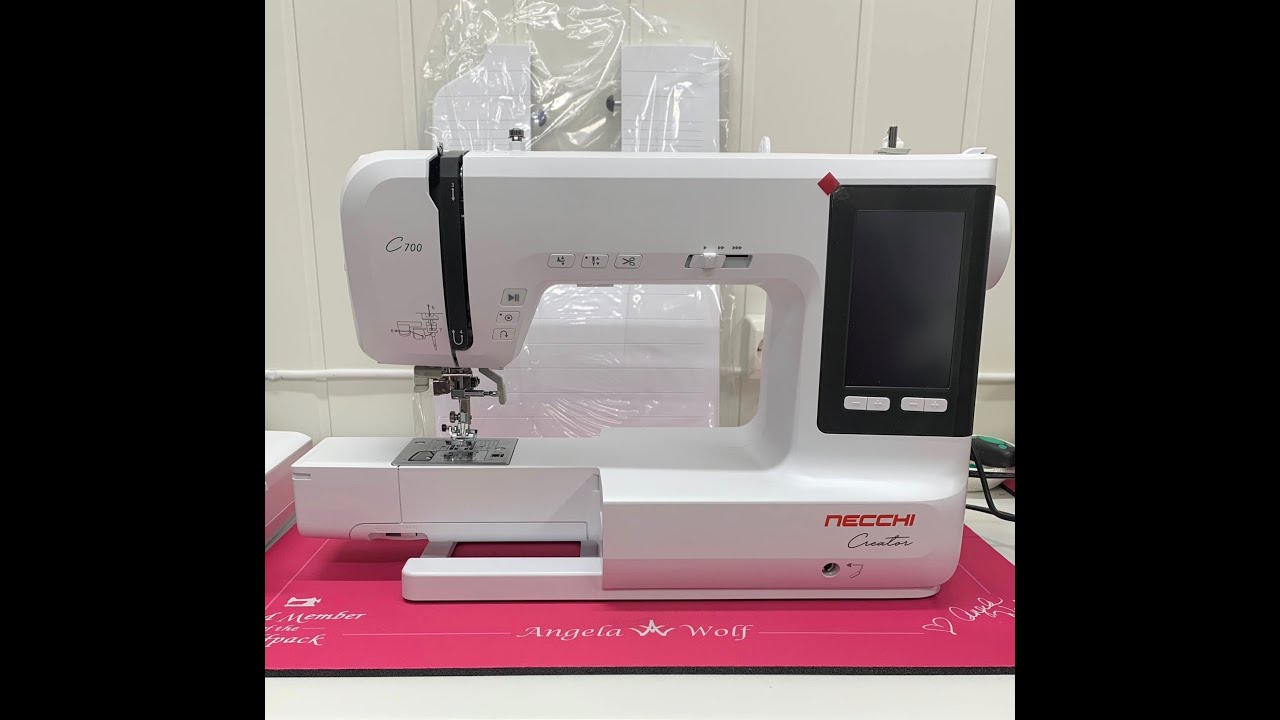 Necchi C700 første test/oppstart
