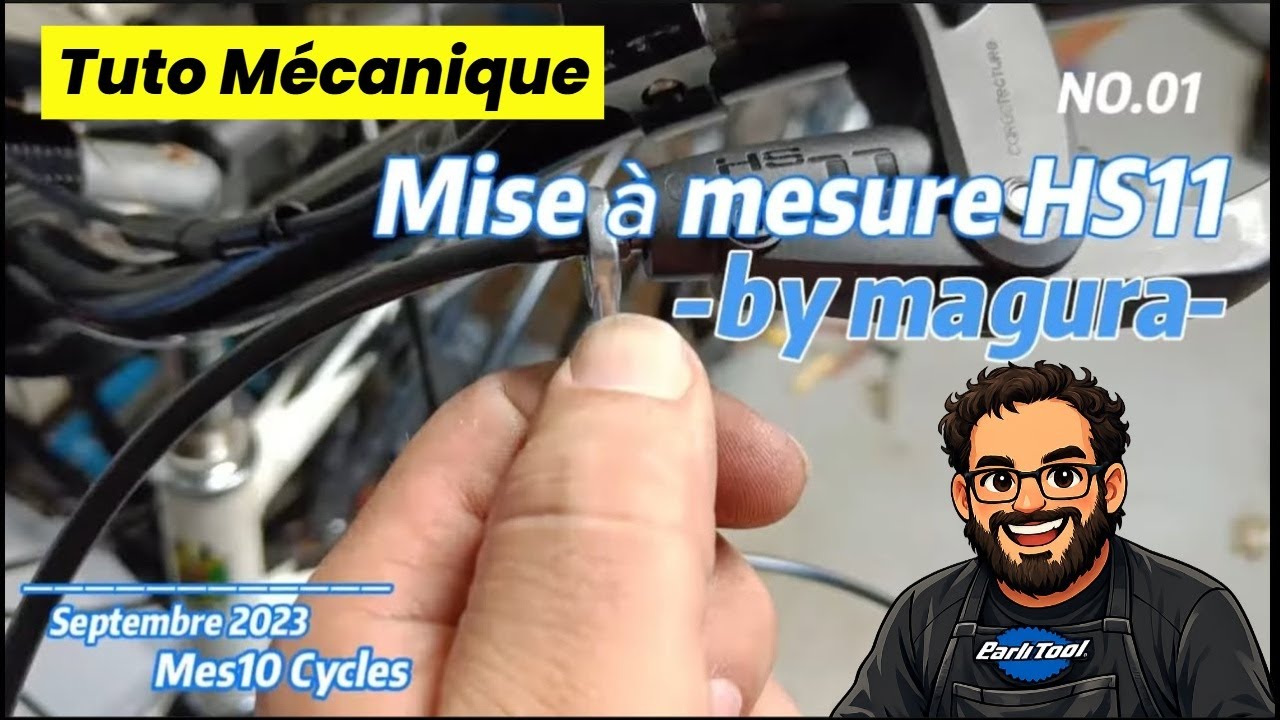 Mise à mesure d'un frein vbrake Hydraulique HS11 de Magura