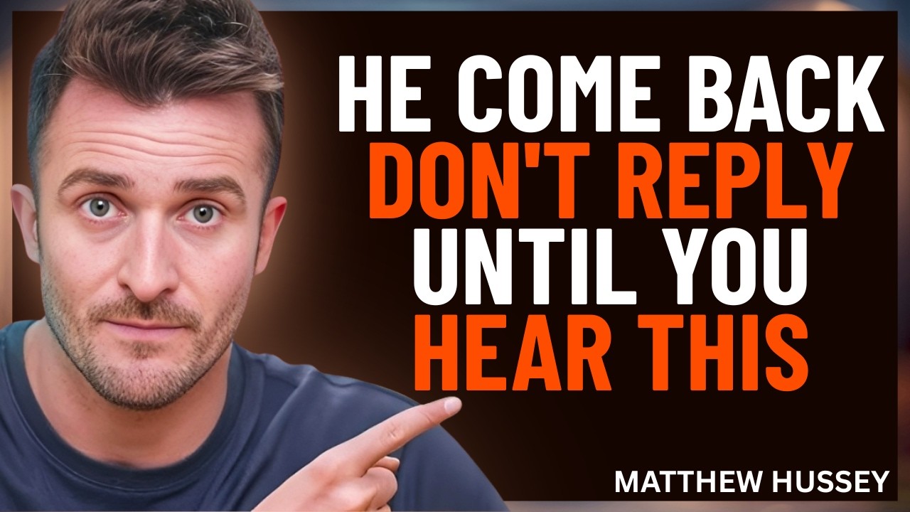 How To Respond When He Comes Back After Silence | Matthew Hussey