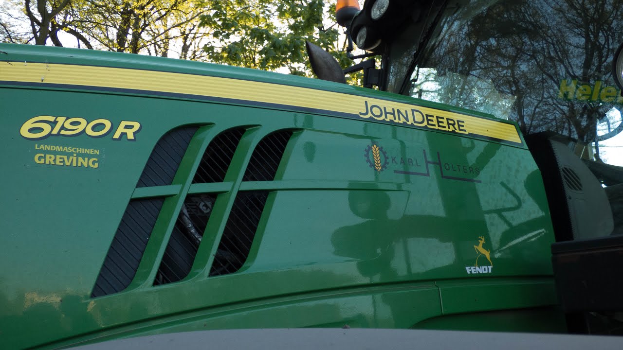 [GoPro//Phantom] Mais legen mit John Deere 6190R und Monosem Drille