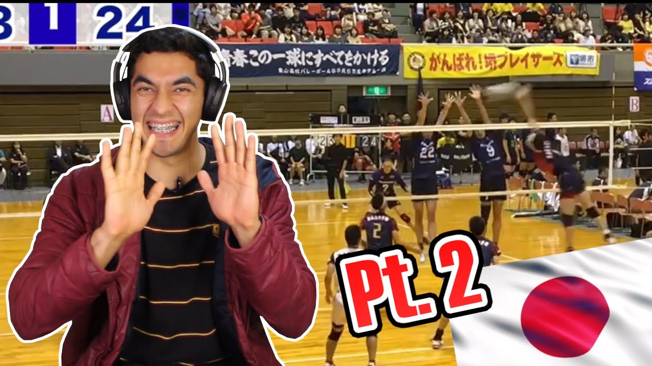 Reacciono al VOLEIBOL de PREPARATORIA varonil JAPONÉS. Pt.2