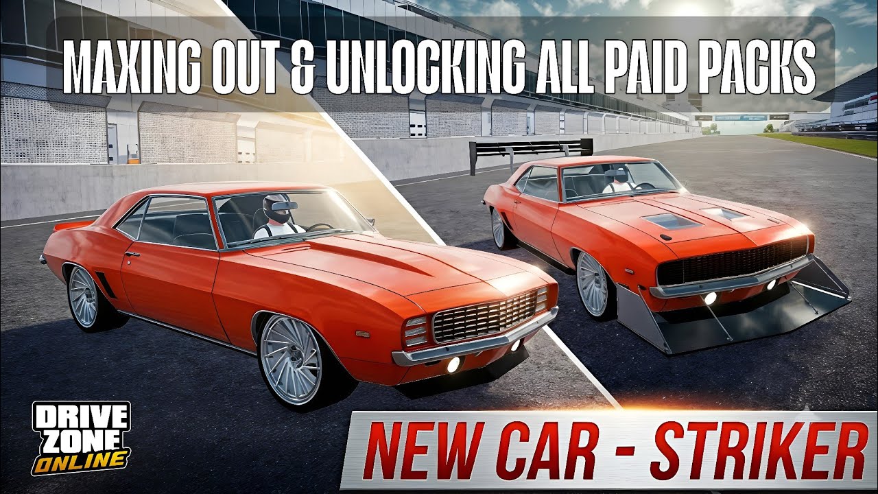 Drive Zone Online: New Car Striker | Maxing Out | Unlocking Paid Packs & Performance Test !!