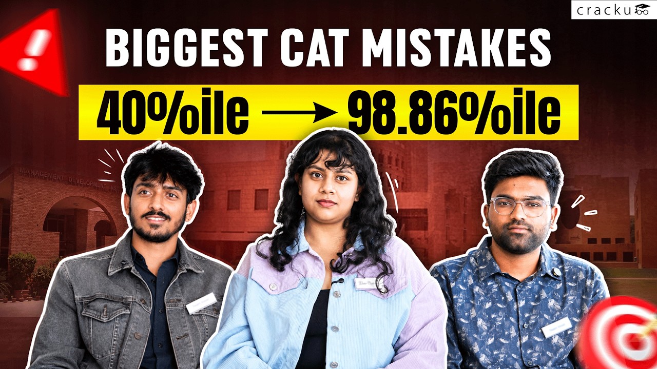 3 CAT Toppers (99.6%ile+) Reveal the One Strategy That Changed Everything