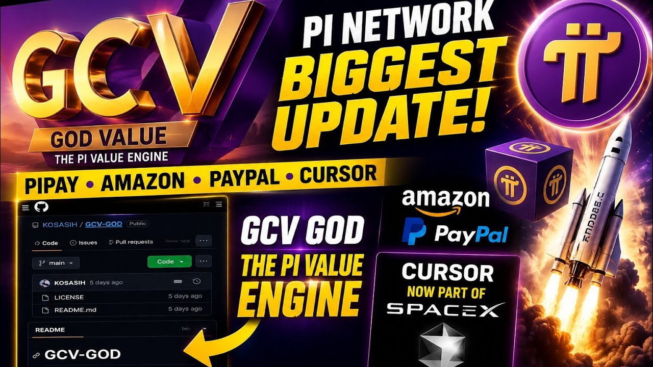 Pi Network New Update | Amazon | PayPal | Cursor Gcv - God