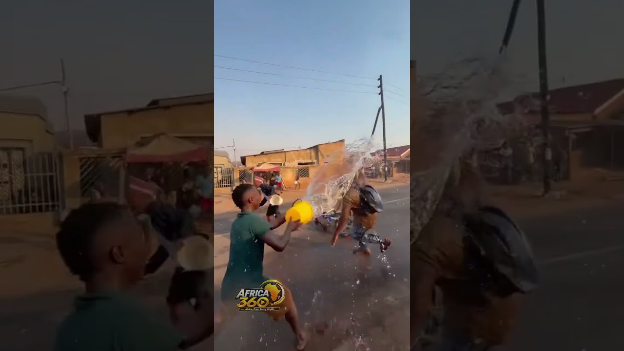 SOUTH AFRICA&rsquo;S SPRING DAY WATER WAR! Young People Turn Streets Into Splash Zones 🔥🔥