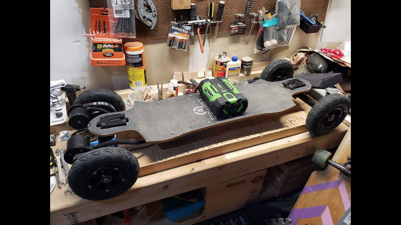 DIY Electric skateboard Build Part 5 - SUCCESS!! esk8 longboard all terrain