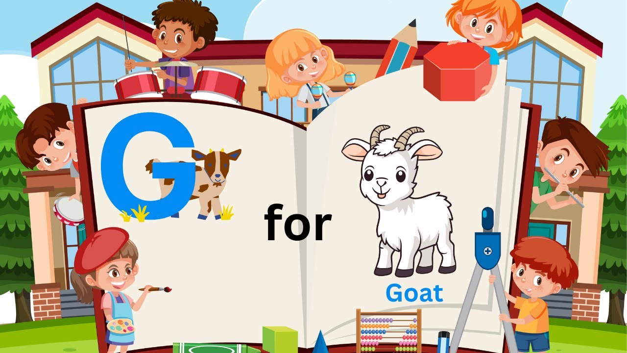 G is for Goat | Fun Phonics Song for Kids | Learn the Alphabet