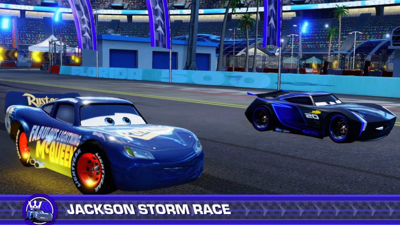Lightning McQueen vs Jackson Storm | Cars 3 Driven to Win