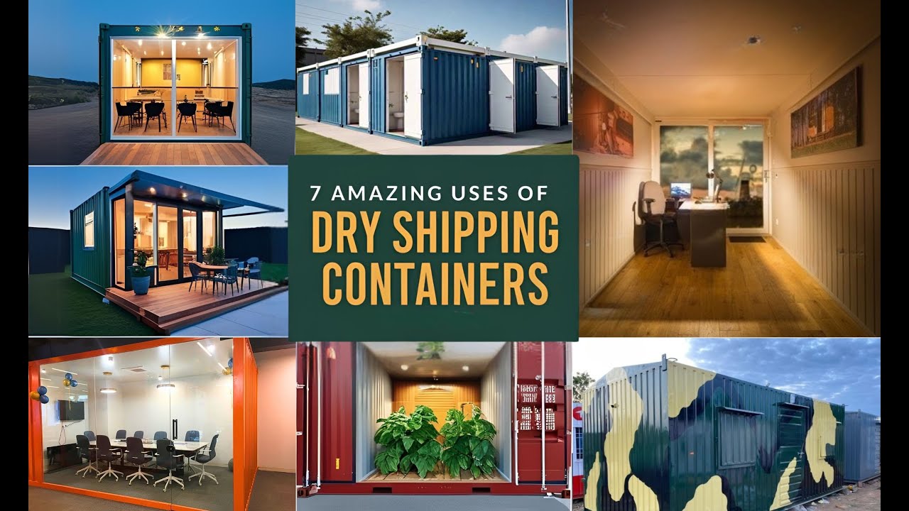 7 Amazing Uses of Dry Shipping Containers You Never Knew!