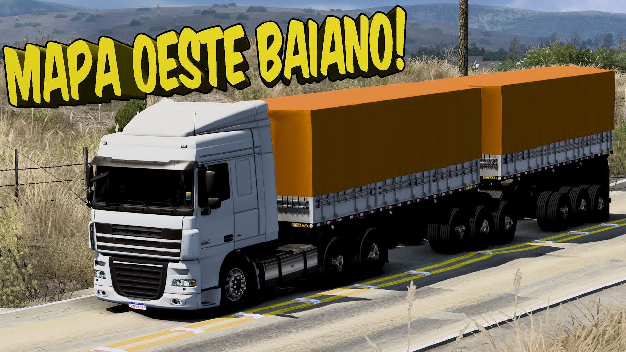 ACELERANDO TUDO NO MAPA OESTE BAIANO - DAF 105-510 NO 9 EIXOS ARQUEADO