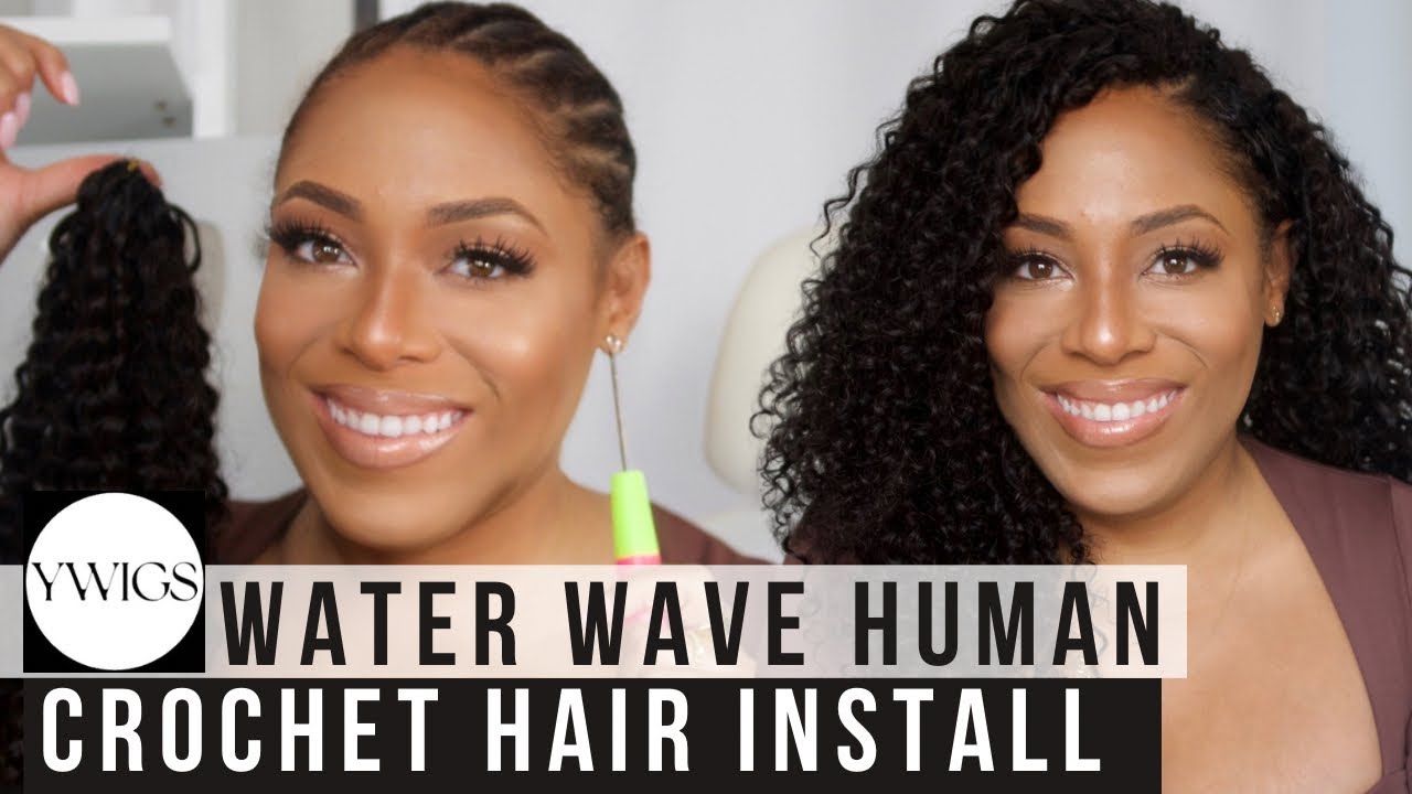 ИДЕАЛЬНАЯ УКЛАДКА ИЗ ЧЕЛОВЕЧЕСКИХ ВОЛОС КРЮЧКОМ С YWIGS WATER WAVE (ЛЕГКО ВЯЗАТЬ) | ЛИА ЛАВОН