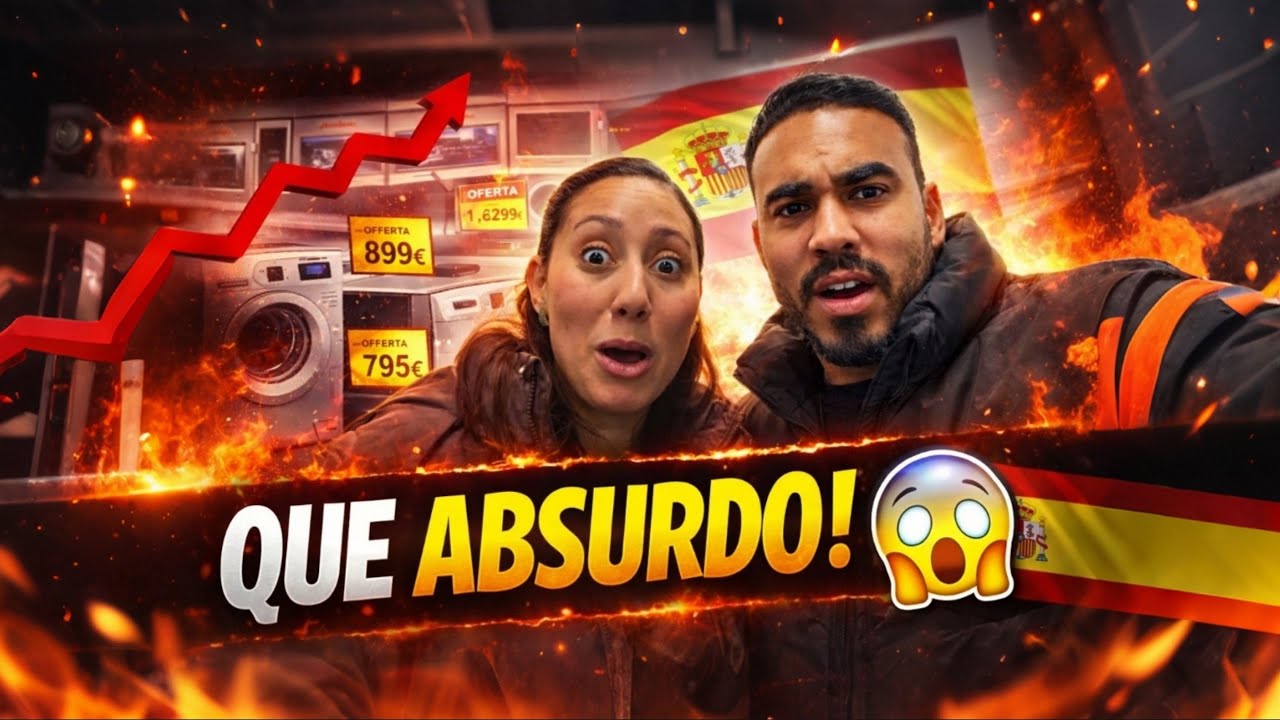 QUE ABSURDO! Veja quanto custa um eletrodoméstico na Espanha 🇪🇸