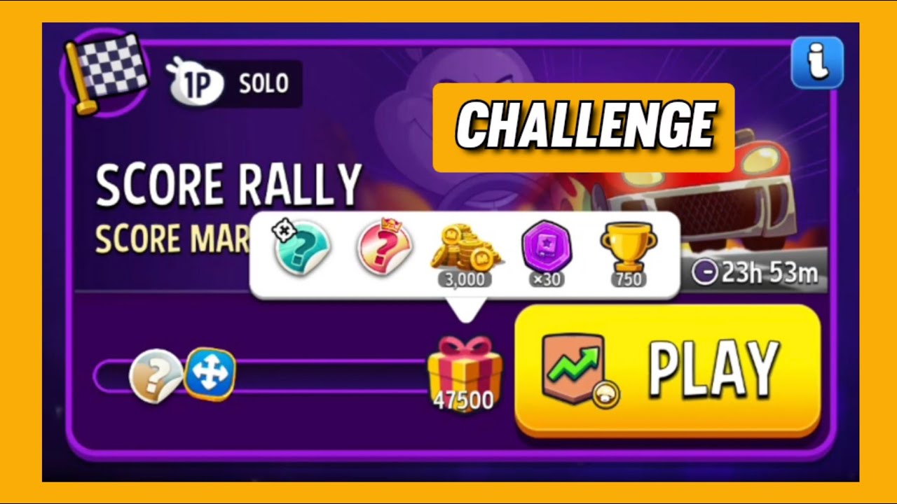 Score market solo challenge|47500 points|score rally|match masters