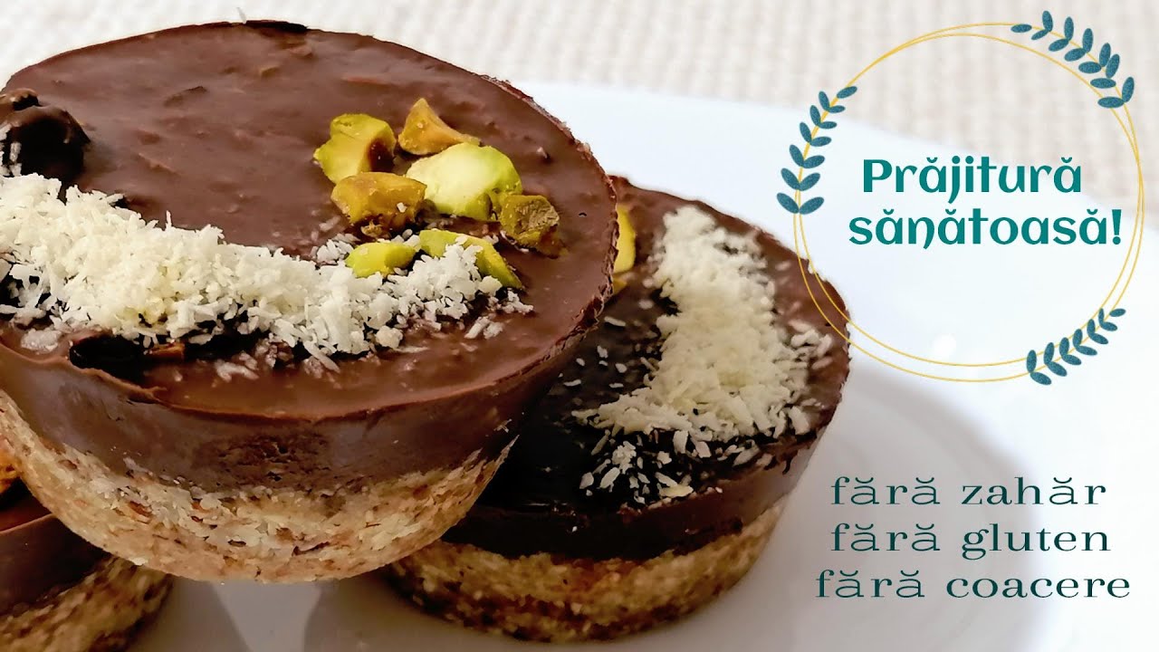 Prăjitură sănătoasă! fără coacere! fără zahar! fără gluten! Desert vegan!🌱