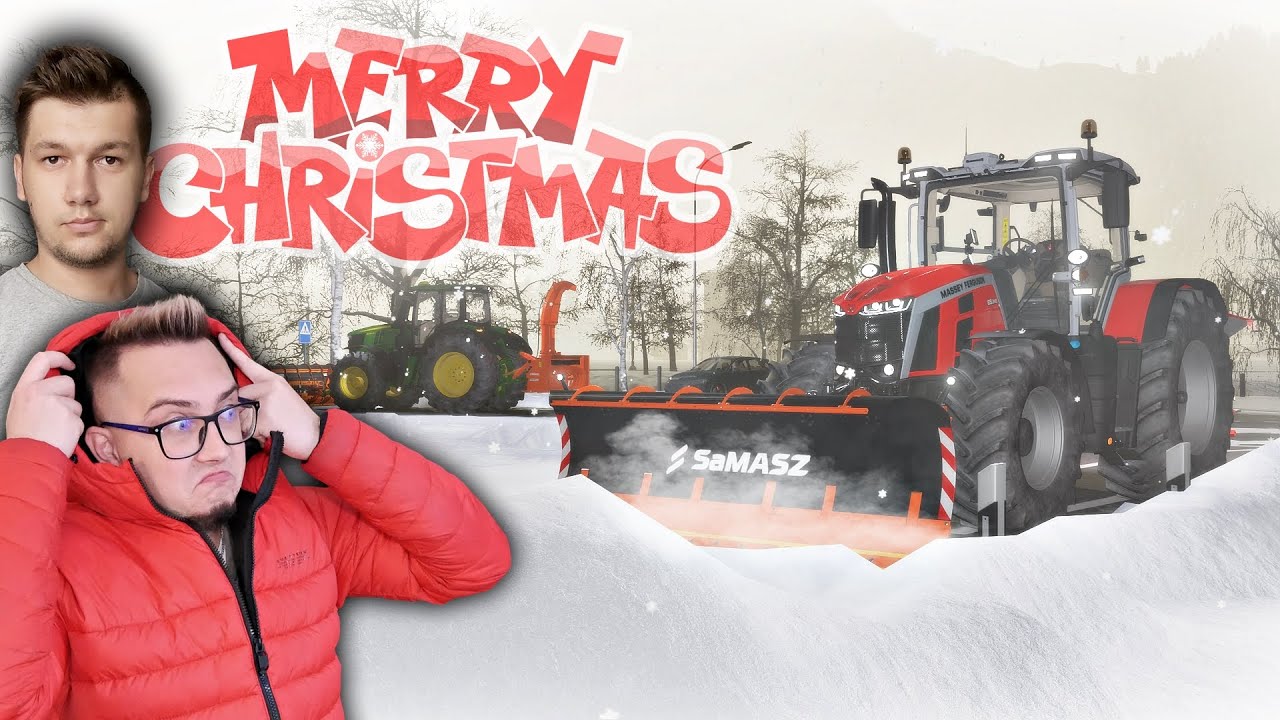 MISJA ZIMA - ZAMIEĆ ŚNIEŻNA ❄️ ODŚNIEŻANIE DR&Oacute;G [EXTREM] 🎅  Farming Simulator 22 🎁 MafiaSolec