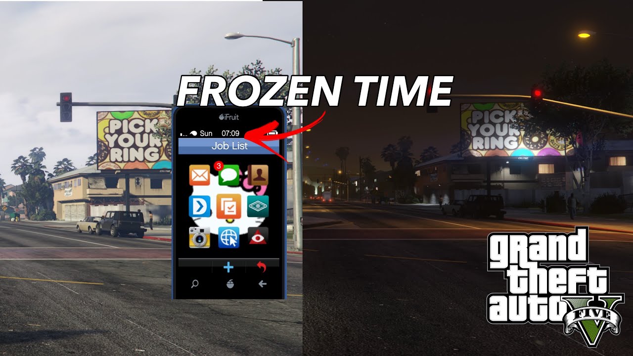 How to freeze your time in GTA ONLINE 