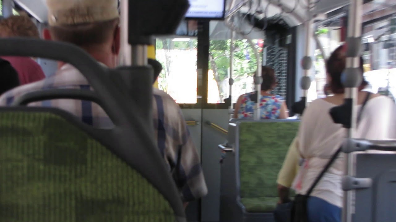 First day of Mercedes Citaro C2 Hybrid buses with STB