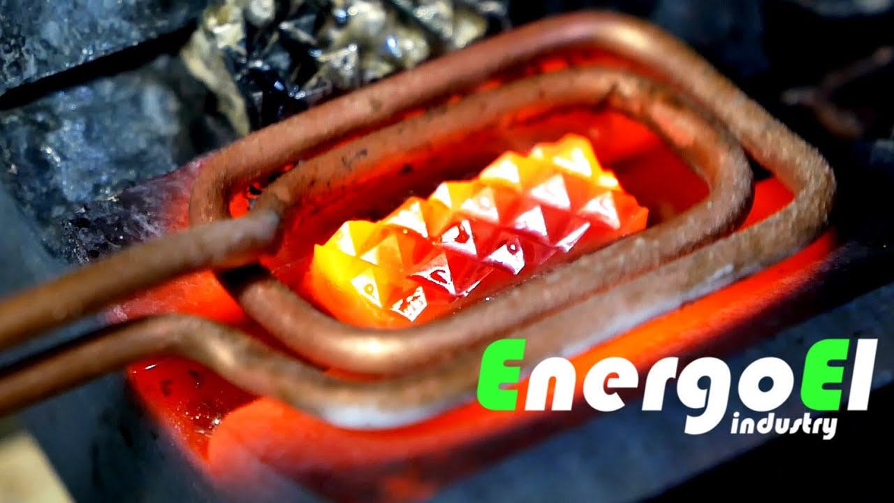 Indukcyjne lutowanie twarde węgllików spiekanych z nagrzewaniem strefowym. (induction brazing)