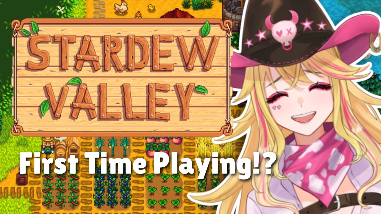 How Far Can This Cowgirl Get In 100 Days As A Noob! Stardew Valley Ep. 1