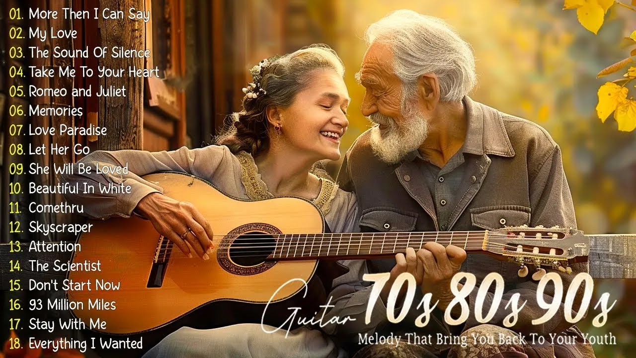 200 Greatest Romantic Guitar Songs 🎸 Love Ballads from the 70s, 80s & 90s to Relax