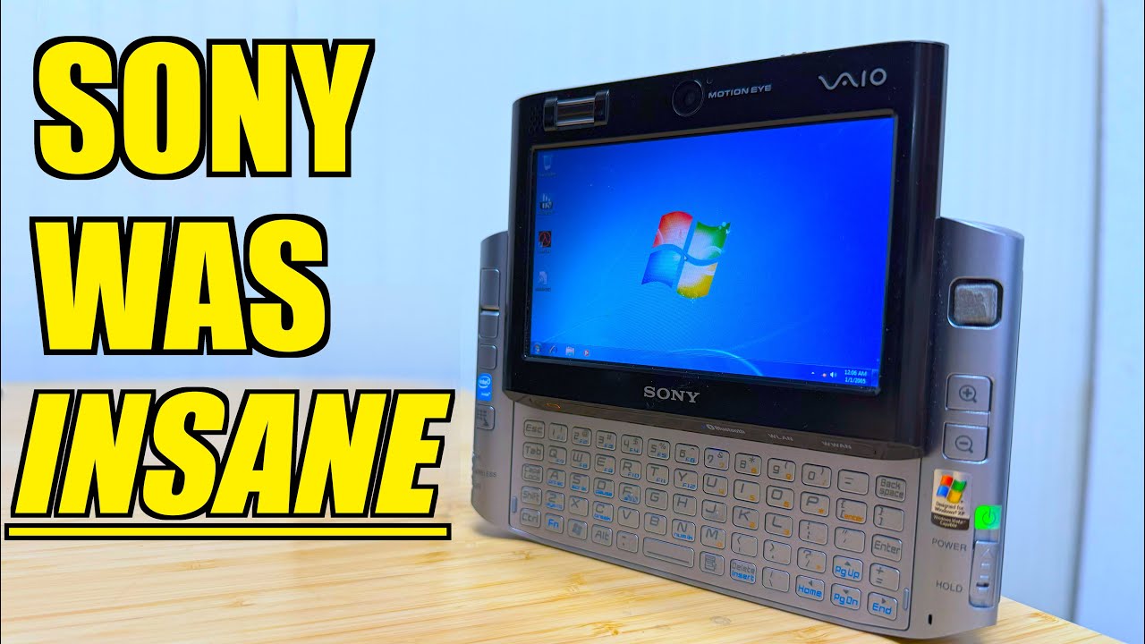 So Futuristic, it FAILED: Upgrading the Sony VGN-UX180P (A Crazy Handheld PC From 2006)