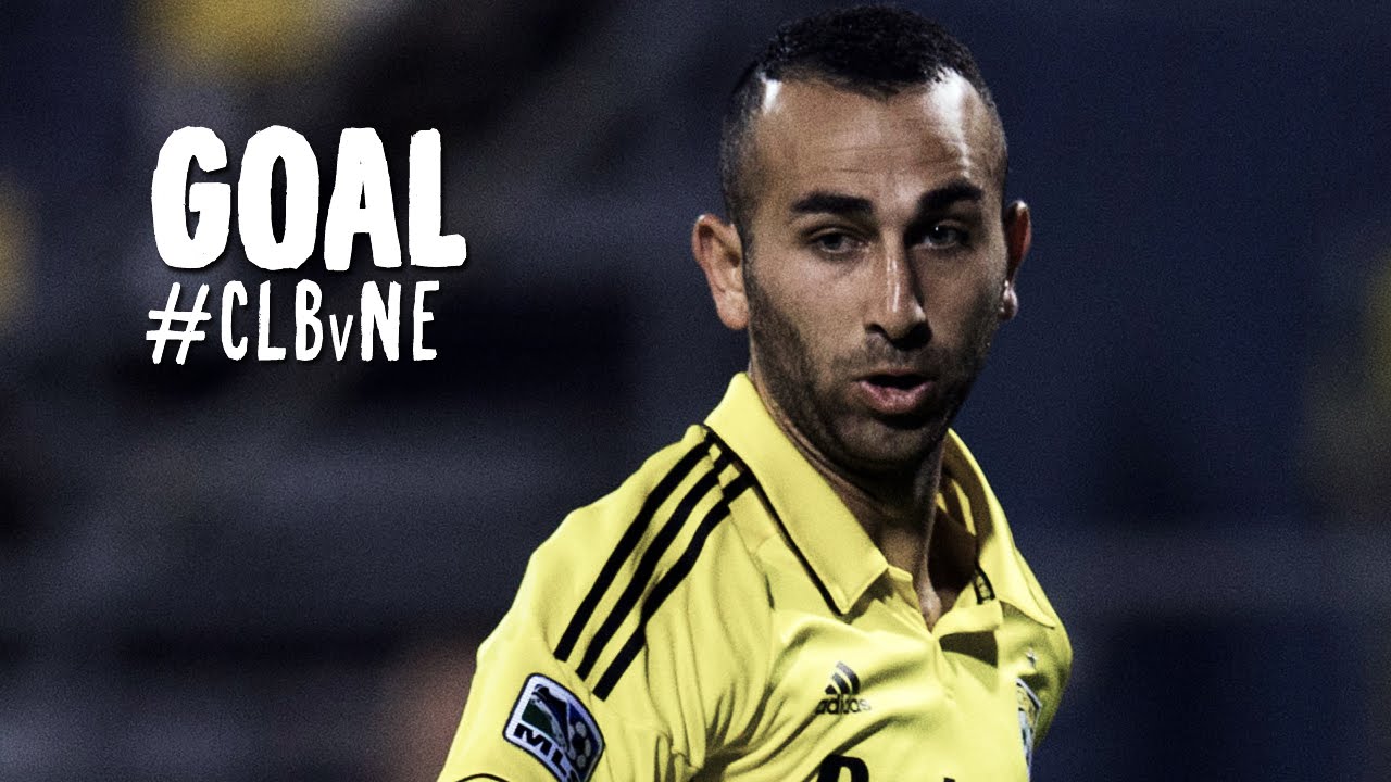 GOAL: Justin Meram pulls one back for the Crew | Columbus Crew vs. New England Revolution