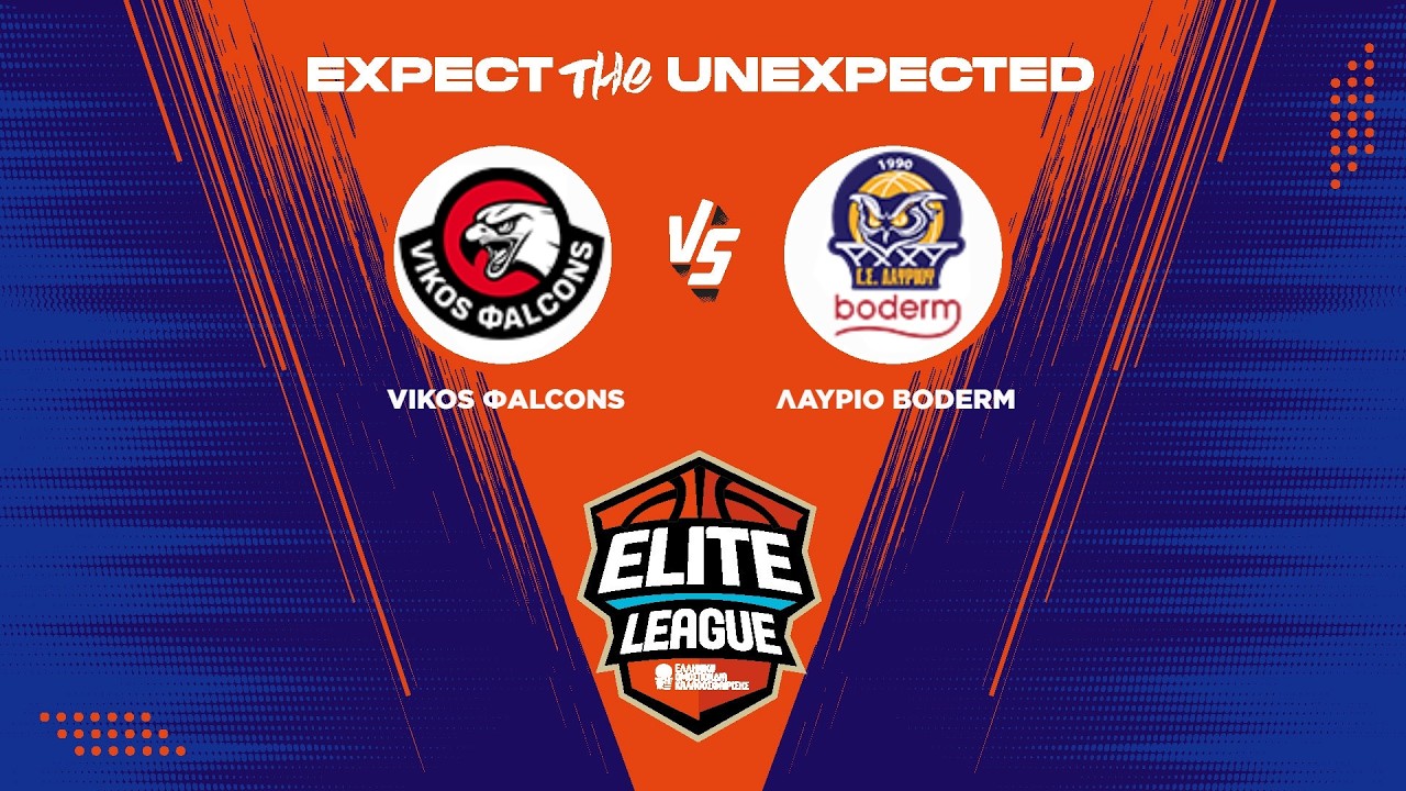 Elite League Playoff - Vikos &Phi;alcons &Iota;&omega;&alpha;&nu;&nu;ί&nu;&omega;&nu; - &Lambda;&alpha;ύ&rho;&iota;&omicron; Boderm / 08-04-2026, 17.00