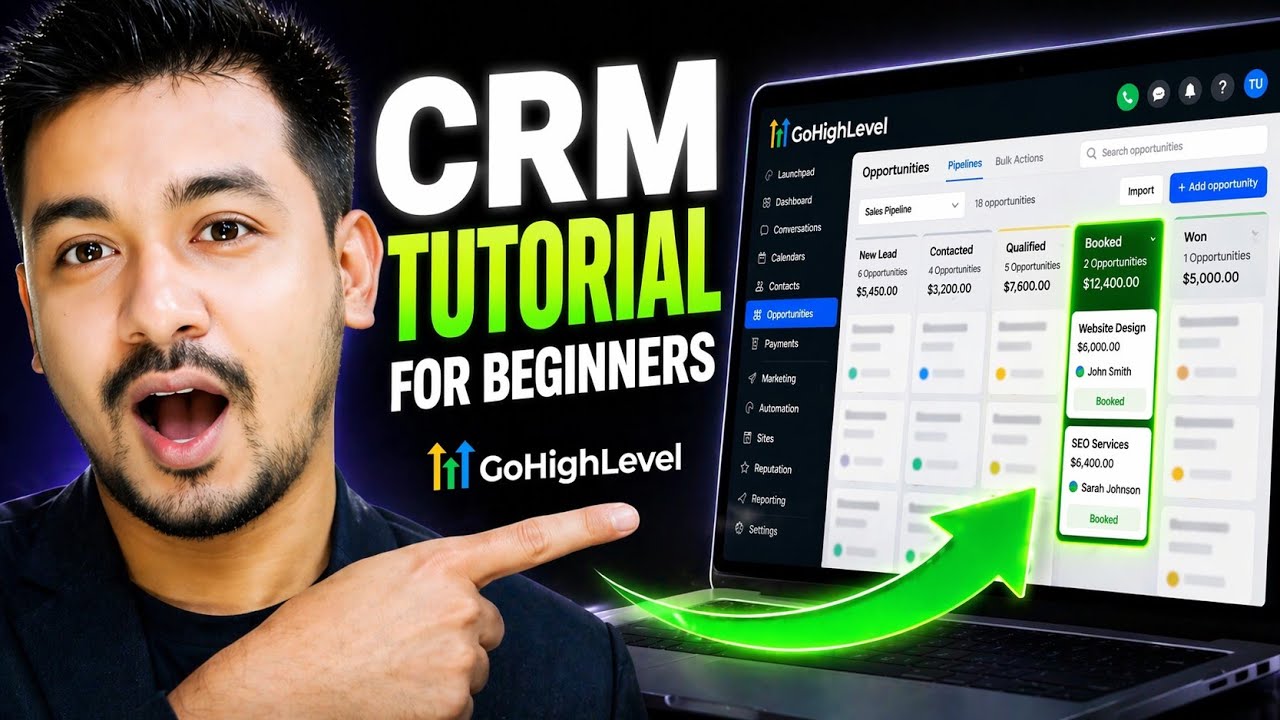 GoHighLevel CRM Tutorial for Beginners &mdash; Step-by-Step Guide