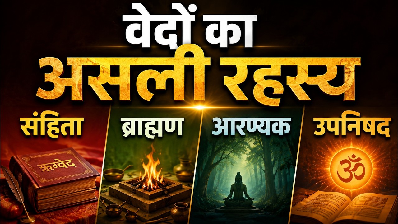वेद: संहिता, ब्राह्मण, आरण्यक, उपनिषद | Vedas Explained: Samhita, Brahmana, Aranyaka, Upanishad
