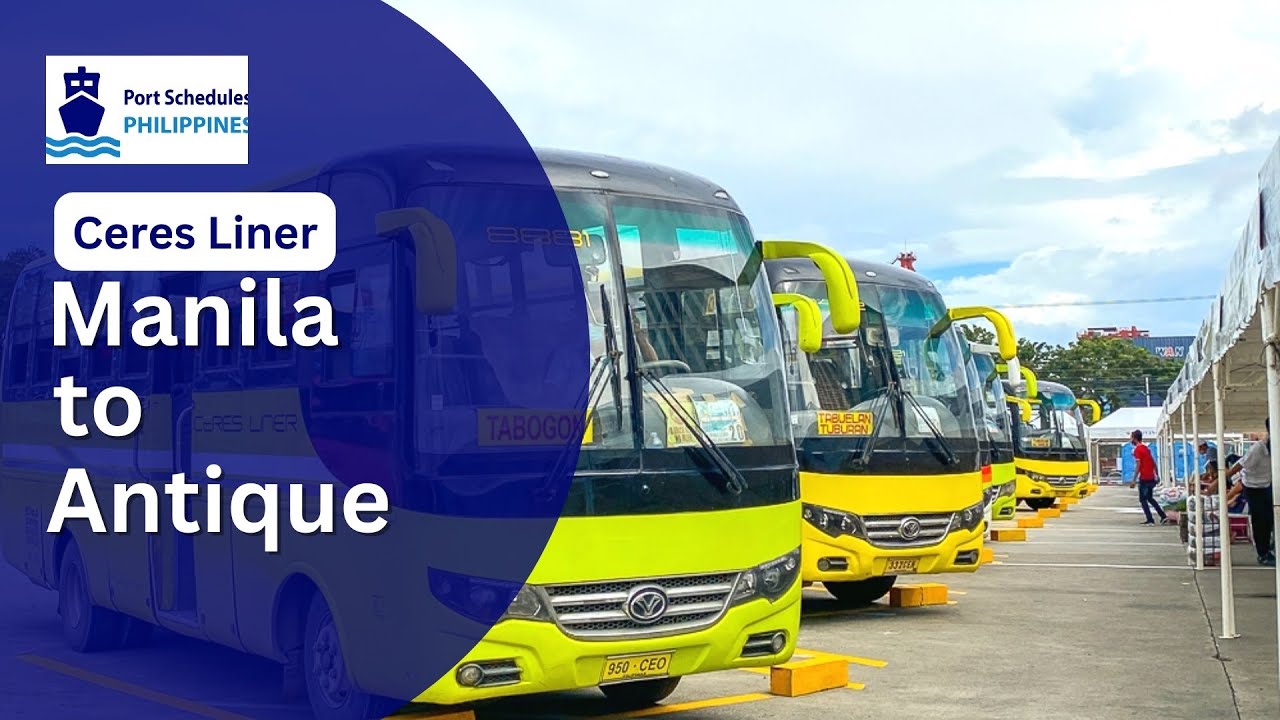 Ceres Liner Manila to Antique Schedules
