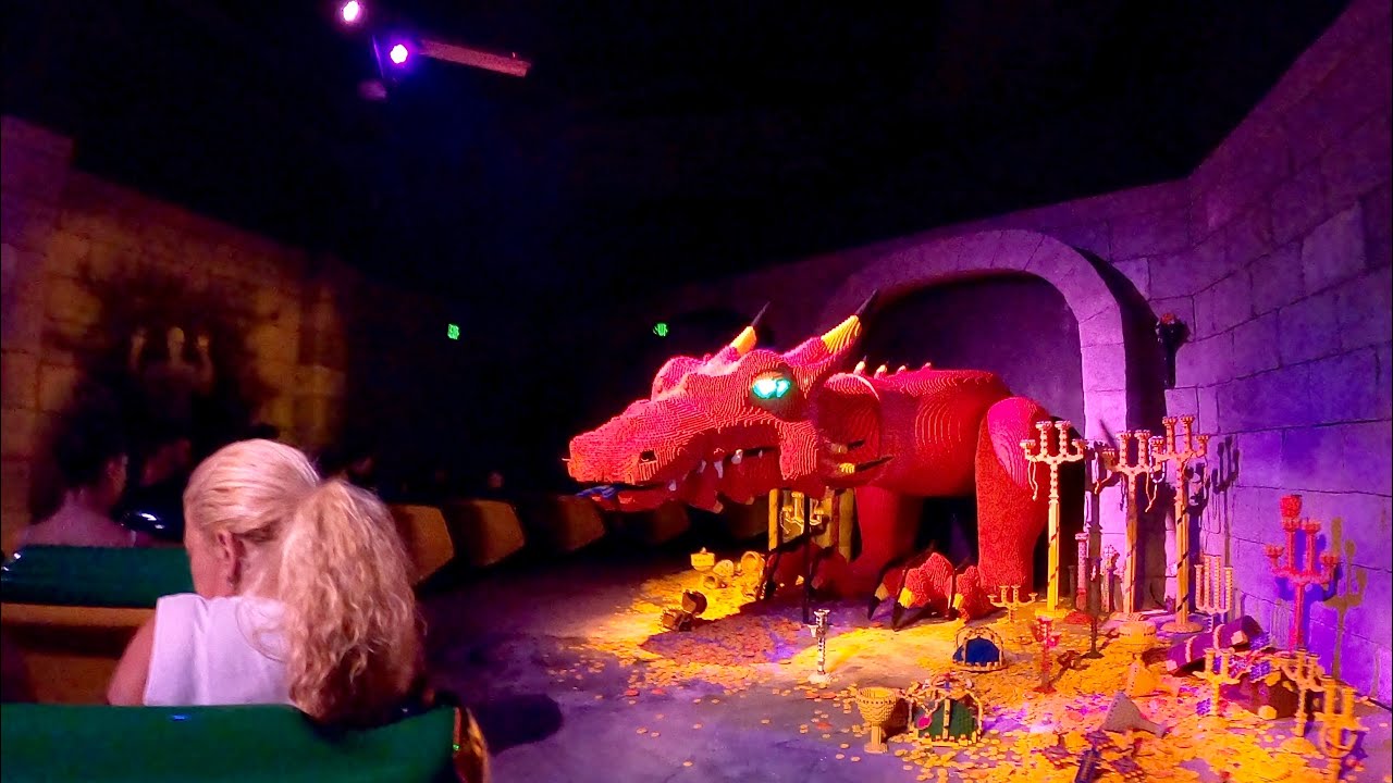 The Dragon Roller Coaster | Dark Ride | LEGOLAND Florida