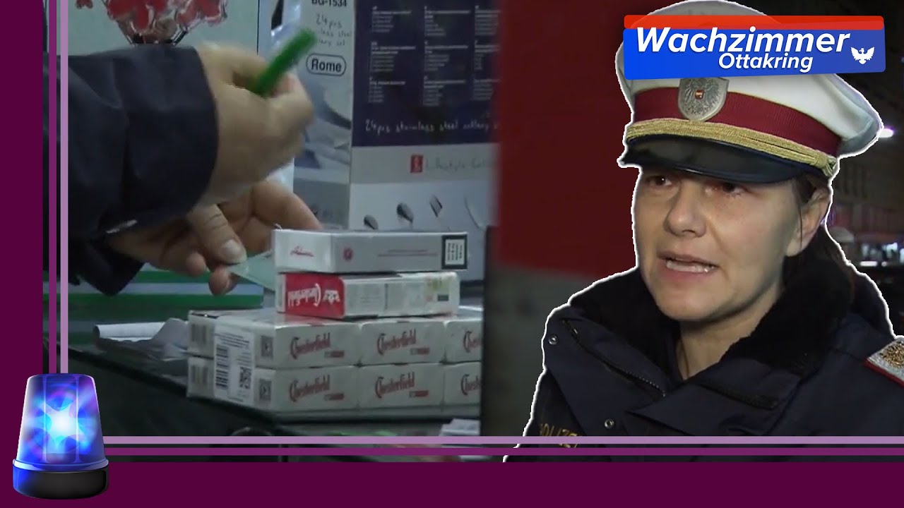 Illegaler ZIGARETTENHANDEL, ein AUTOUNFALL und ein BRAND 😮 | 1/2 | Wachzimmer Ottakring | ATV