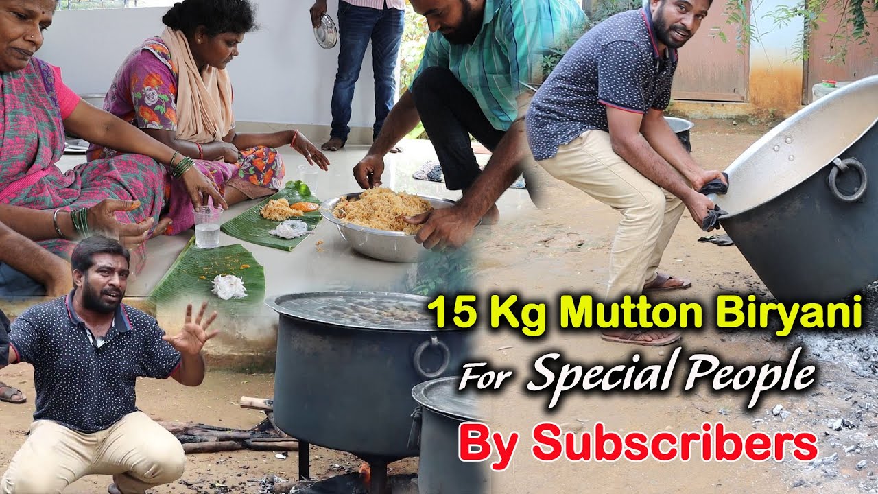 15 Kg Mutton Biryani | Food for Special People By Subscribers | Cooking Explained | Jabbar Bhai