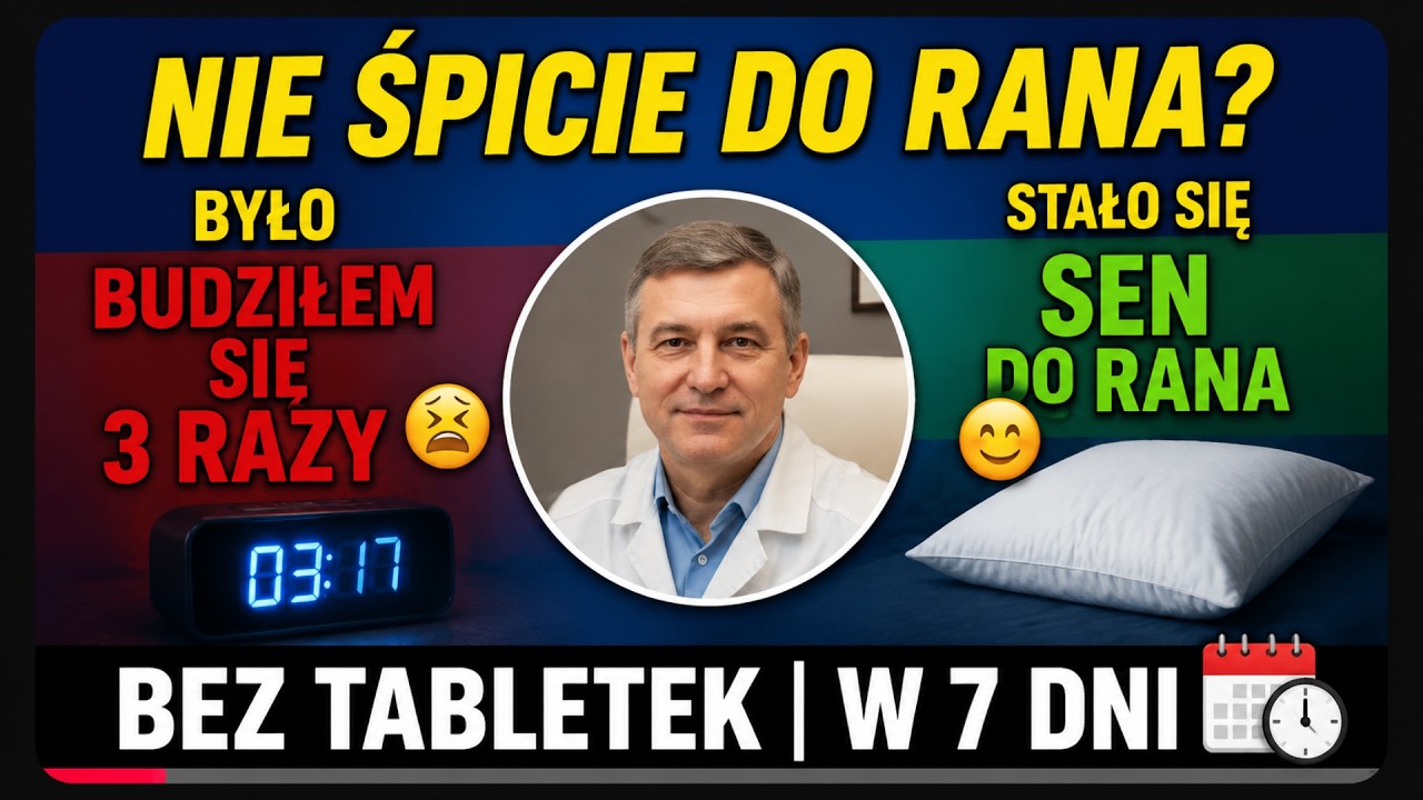 Bezsenność po 50? Zapomnij o tabletkach. 5 minut dziennie &mdash; i śpisz do rana.