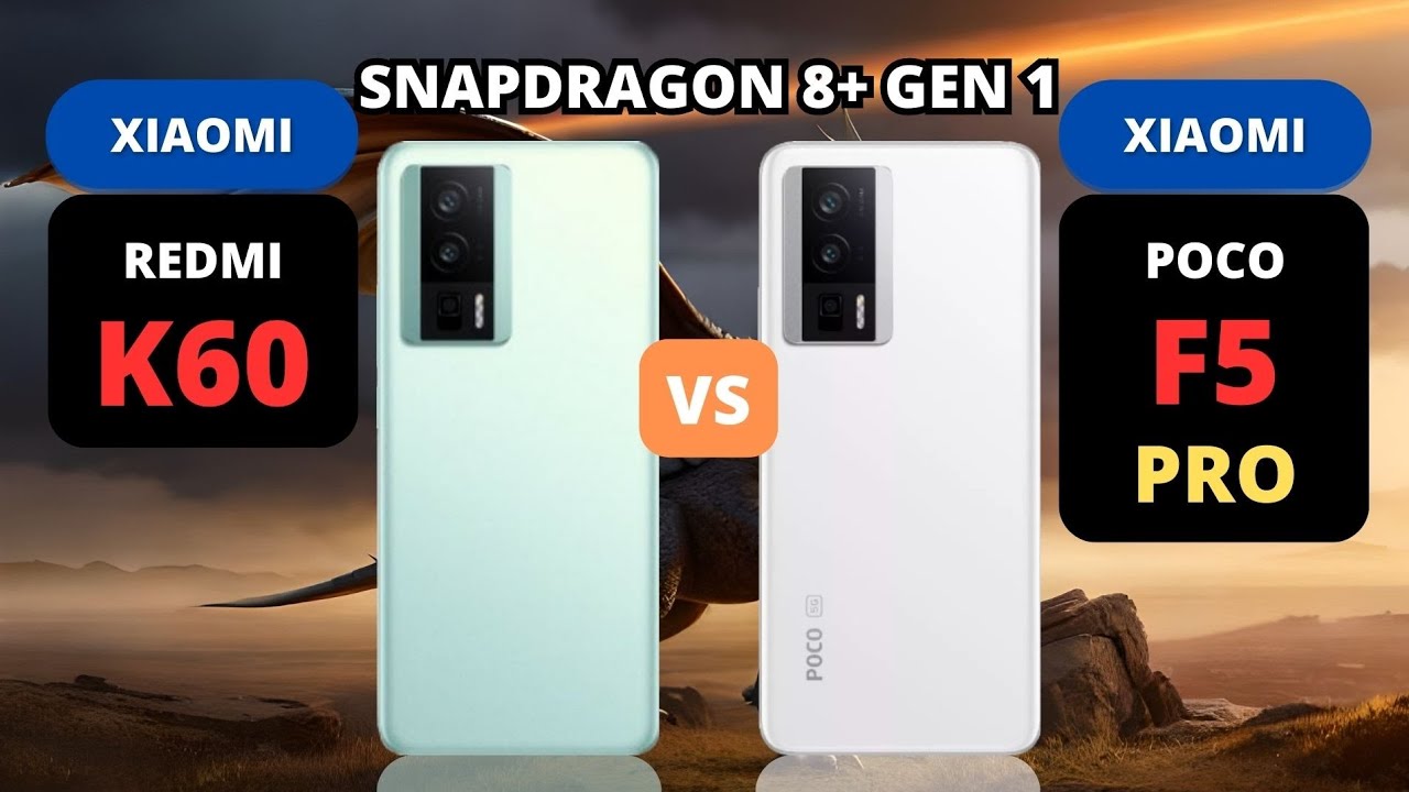 Xiaomi Redmi K60 5G vs Xiaomi Poco F5 Pro 5G | PHONE COMPARISON