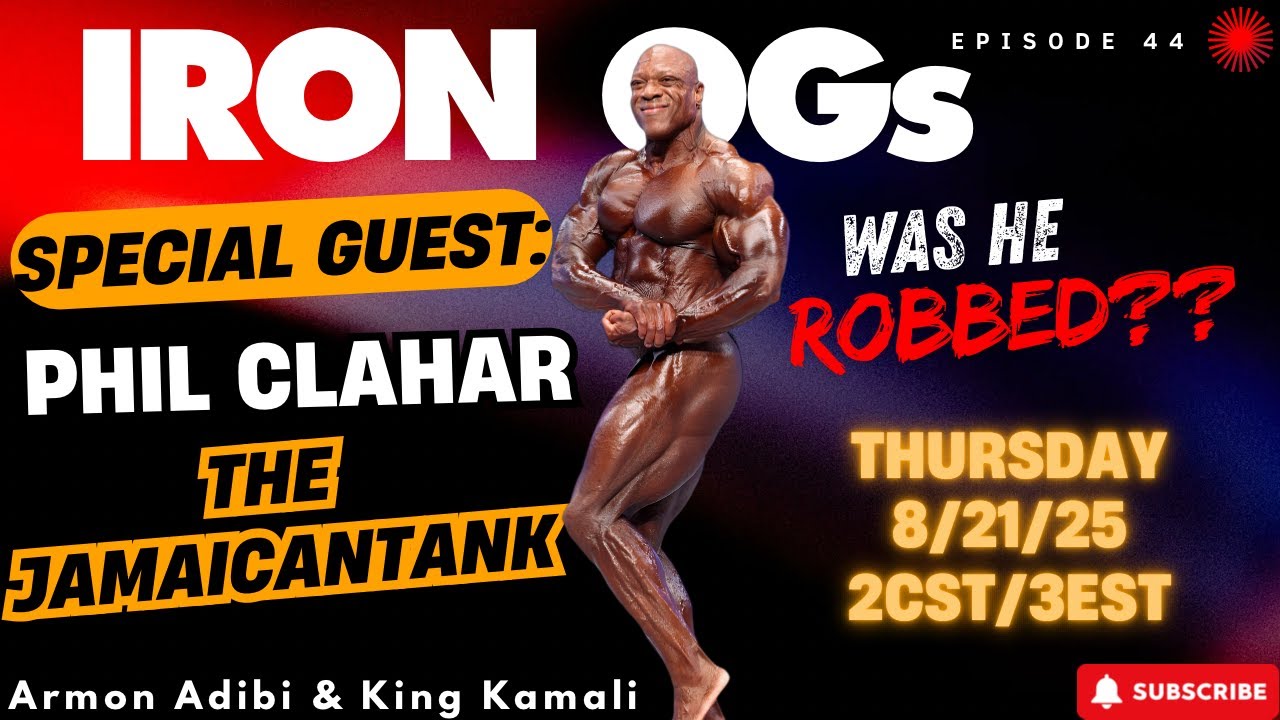 IRON OGs: Special Guest Phil “The JAMAICANTANK” Clahar