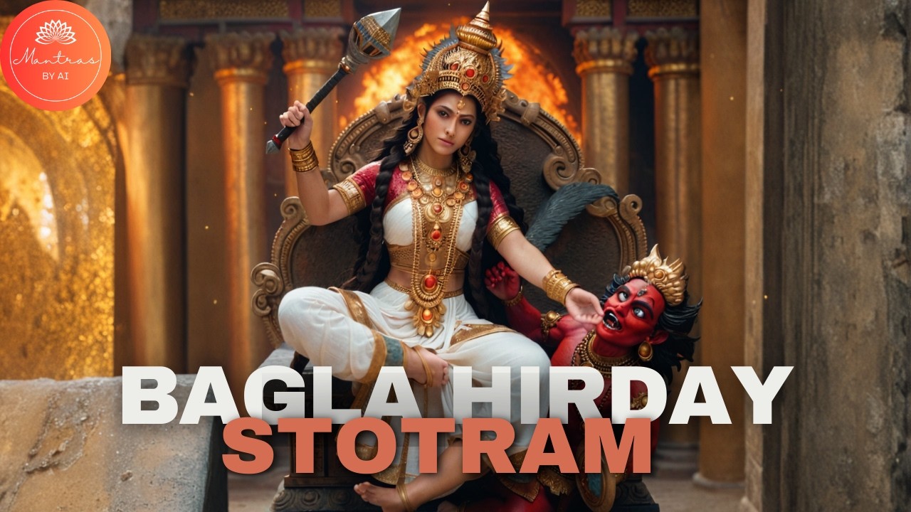 Bagla Hridaya Stotra (बगला हृदय स्तोत्र) (Slow) | Baglamukhi Hridaya Stotra | Mantra for Protection
