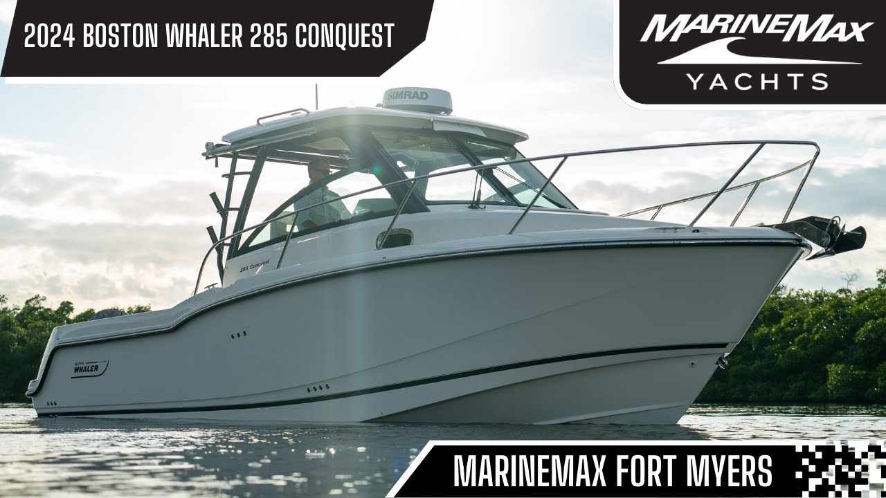 Brand New 2024 Boston Whaler 285 Conquest Available At MarineMax Fort Myers!