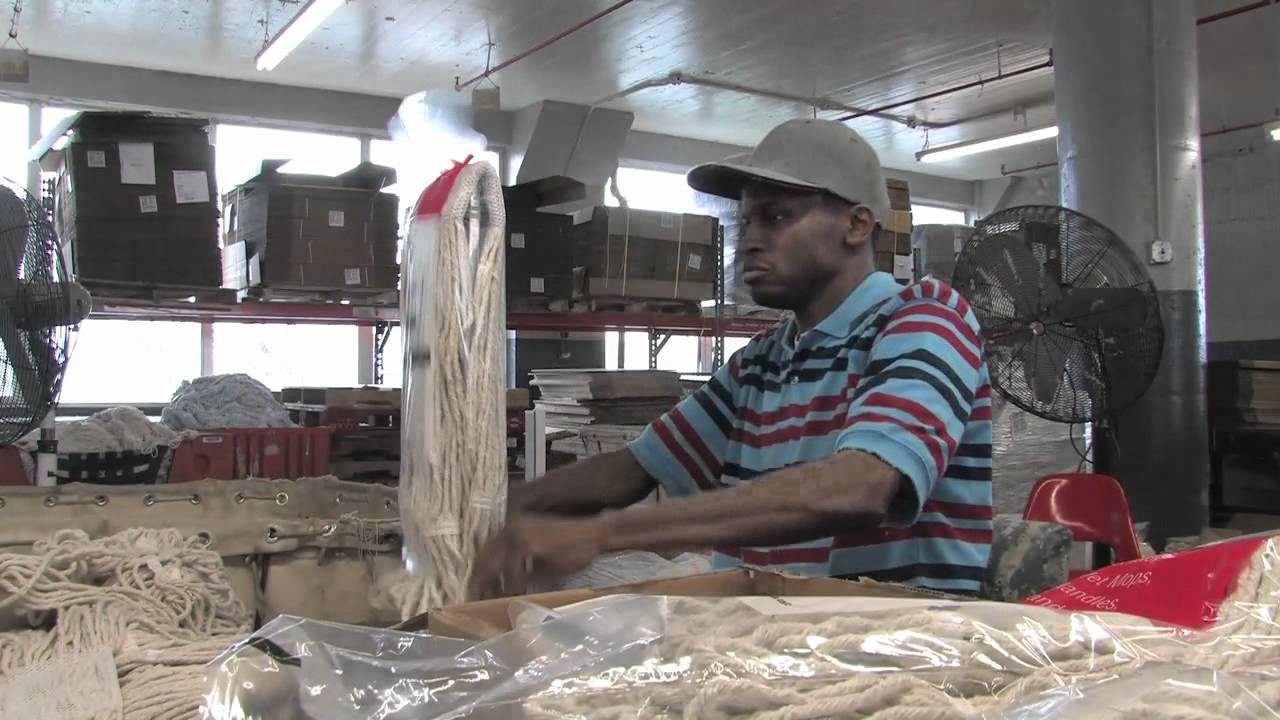 New York City Industries for the Blind, Inc. Mop making