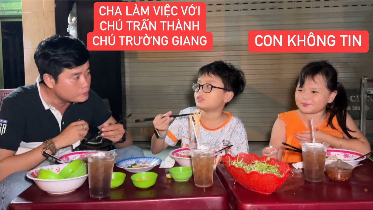 Trà Sữa không tin cha Khương Dừa từng làm việc người nổi tiếng như chú Trường Giang, Trấn Thành