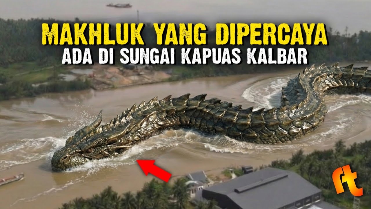Dijuluki Puake, Makhluk Berwujud Naga yang di Percaya Ada di Sungai Kapuas Kalimantan Barat