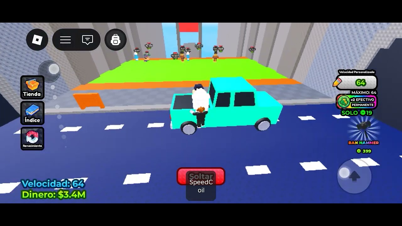 Jugando roblox parte 3