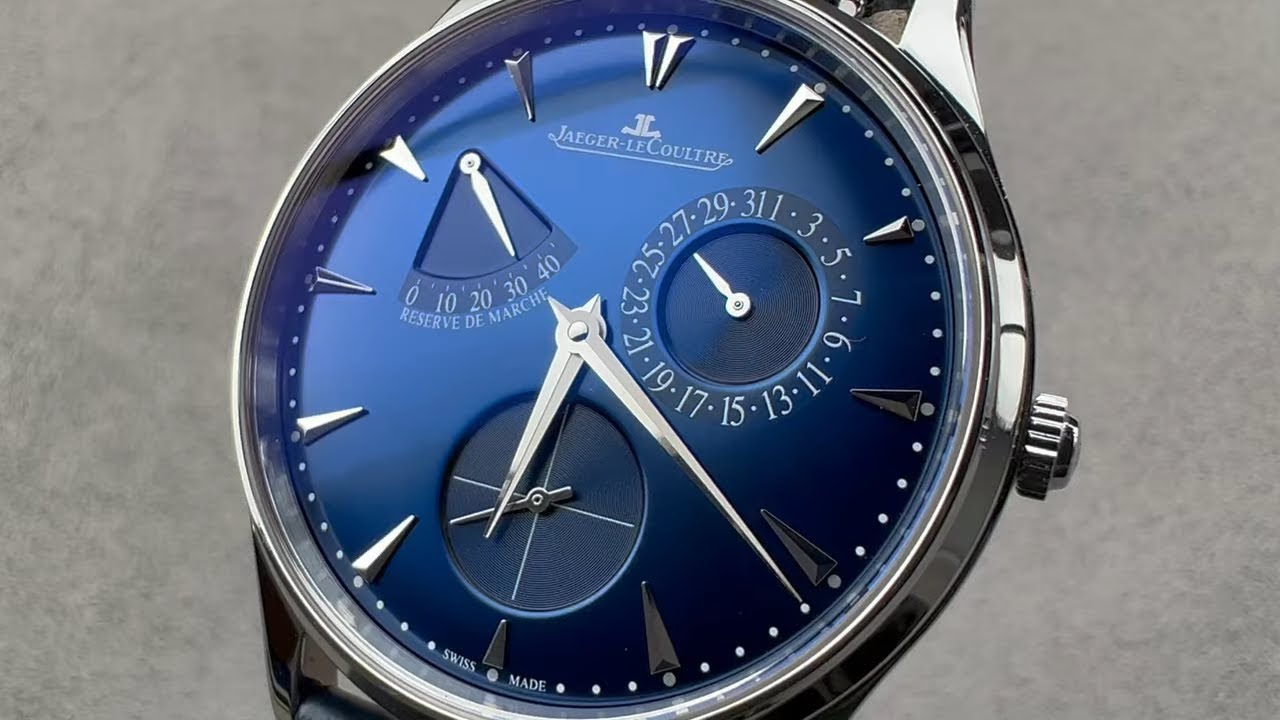 Jaeger-LeCoultre Master Ultra Thin Réserve de Marche Blue Q1378480 Jaeger-LeCoultre Watch Review