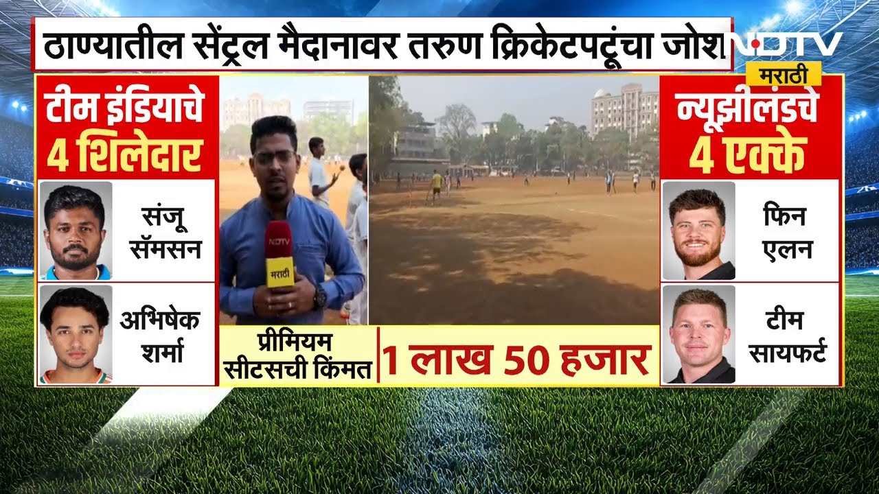 T-20 World Cup Final | Ind VS NZ | भारत आणि न्यझीलंडचा सामना रंगणार, ठाणेकरांना काय वाटतं? | NDTV