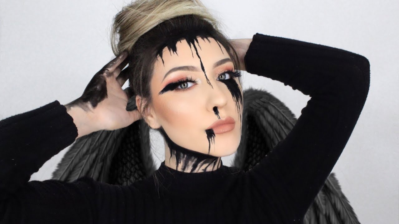 MAKEUP ANGEL NEGRO | Billie Eilish - All The Good Girls Go To Hell  | Melina Quiroga Makeup