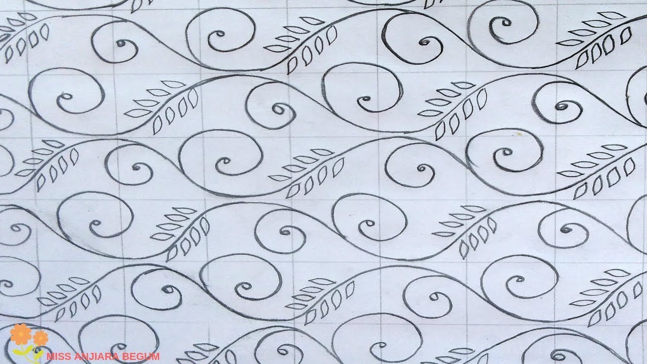 Beautiful Nakshi kantha design-116,How to draw Nokshi katha ,নকশী কাথার ডিজাইন, नोक्षी कथा डिजाइन