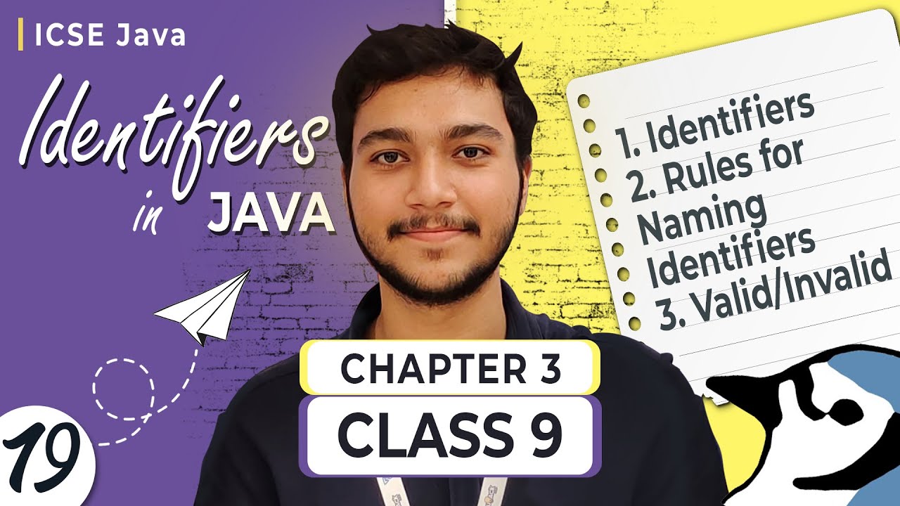 L019 | Identifiers in Java | Class 9th | ICSE | Computer Applications | Java