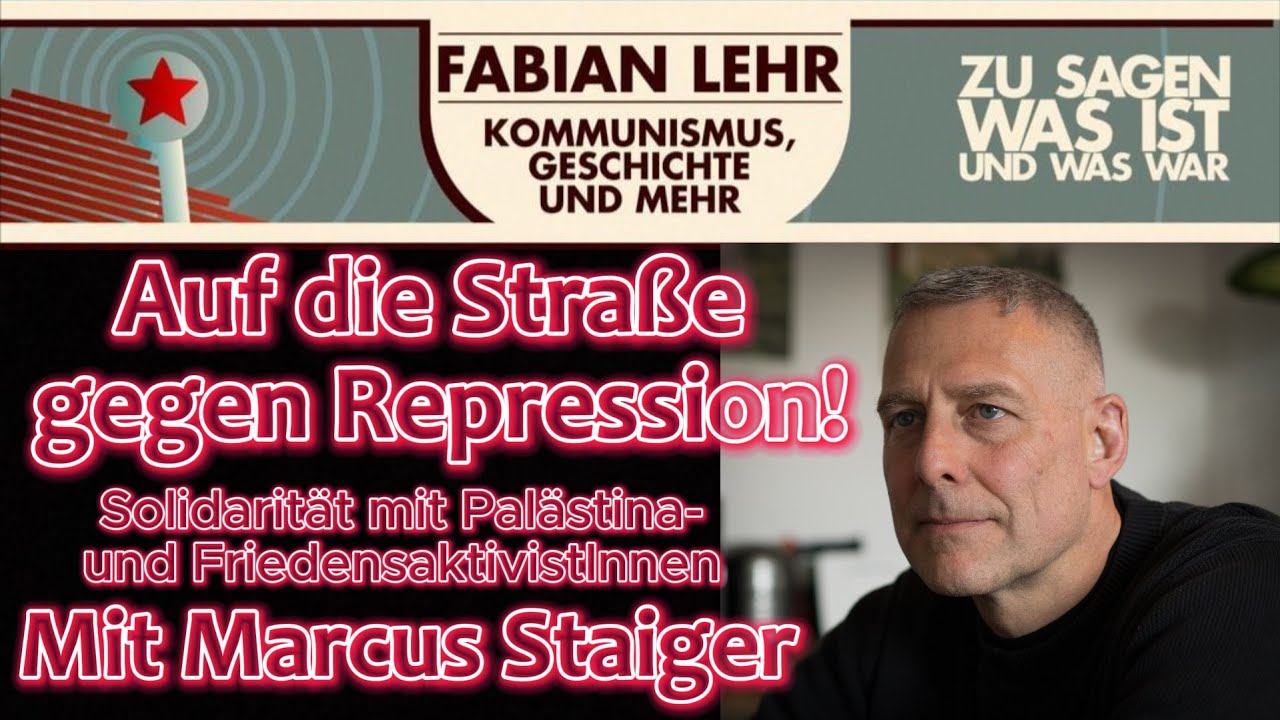 Auf die Straße gegen Repression! Mit Marcus Staiger