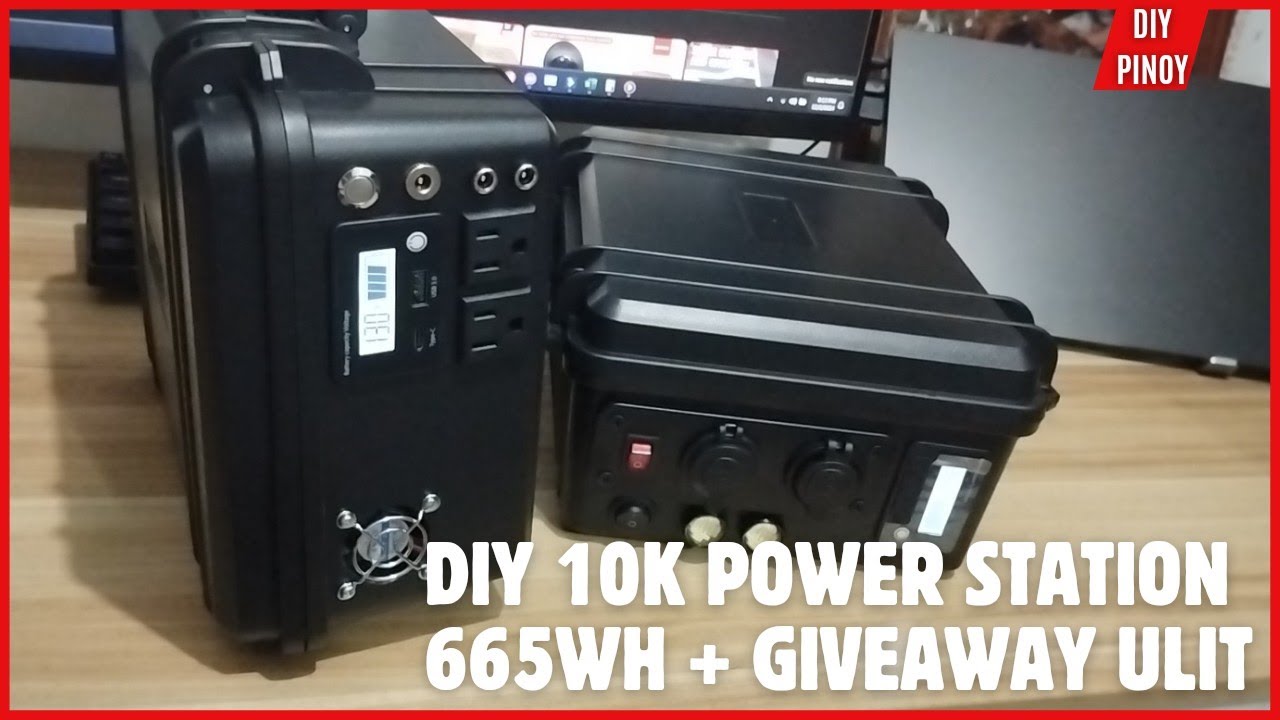 DIY Portable Power Station 665Wh   LiFePO4 battery 12v 52Ah