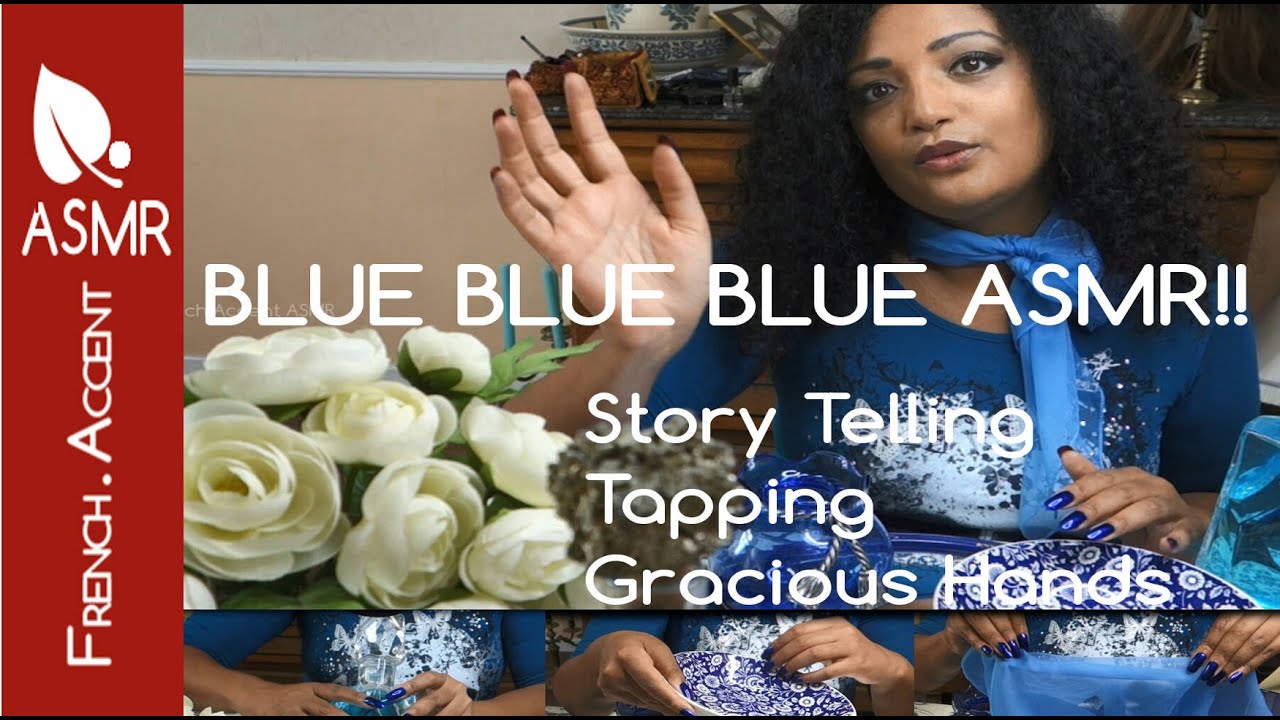 BLUE BLUE BLUE ASMR [french accent] HYPNOSIS * Soft spoken * tapping